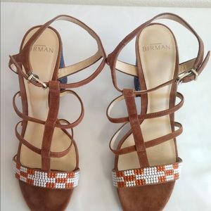 Alexandre Birman Sandal - brown w/multi-color